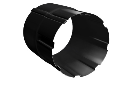 Соединитель трубы металлический Grand Line (100 Черный (RAL9005)  )