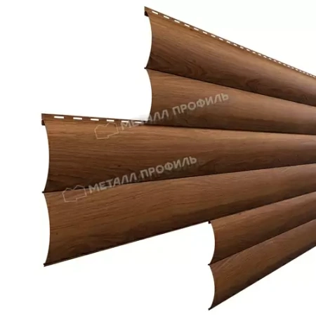 Сайдинг МеталлПрофиль Woodstock ECOSTEEL матовый (Мореный дуб  )