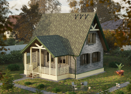 Мягкая кровля Docke Евразия (Eurasia) Шестигранник (Зелёный )