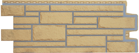 Фасадная панель Grand Line Камелот (Горчичный Премиум)