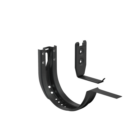 Крюк крепления желоба короткий регулируемый Aquasystem (150 Черный (RR33 MATT)  )