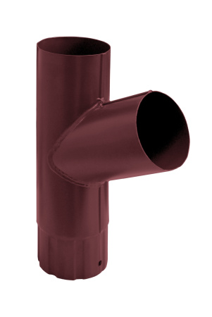 Тройник трубы металлический Grand Line (90 Красное вино (RAL3005)  )