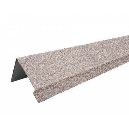 Наличник оконный металлический LUX Технониколь Hauberk (Серо-бежевый)