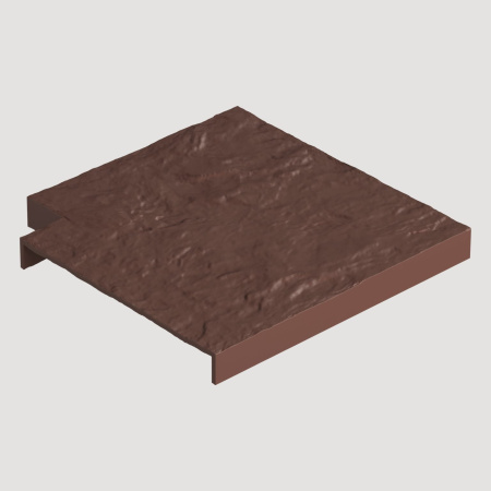 Угловая накладка для бордюра Docke (Земляной )