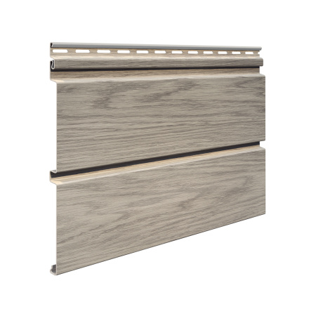 Виниловый сайдинг VOX Клееный брус Nature (Дуб мореный )