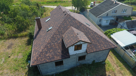 Мягкая кровля Docke Премиум (Premium) Генуя (Кофе )