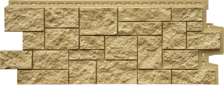 Фасадная панель Grand Line Дикий камень (Песочный Стандарт)