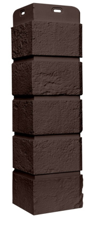 Угол наружный Grand Line Состаренный кирпич (Коричневый Стандарт)